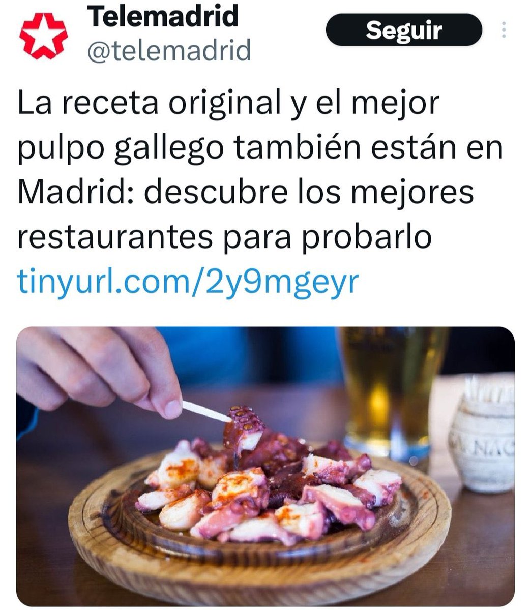 Las mejores papas arrugás, las de Madrid. El mejor salmorejo, el de Madrid. La mejor Paella Valenciana, la de Madrid. Y así con todo.