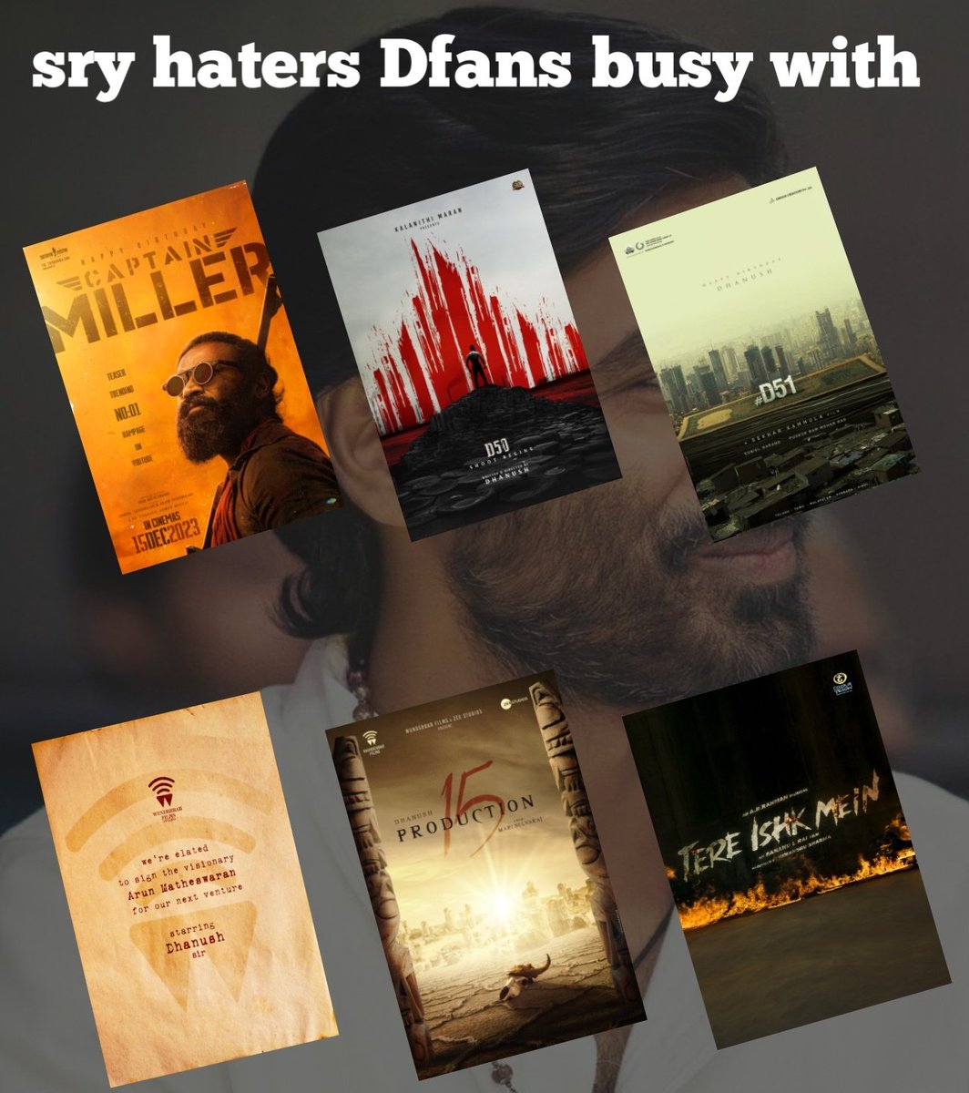umarzuzu22's tweet photo. HATERS get ready for 🥵🥵 Morratu lineup 💥#Captainmiller #GOAT𓃵 #Dhanush @dhanushkraja https://t.co/M6SMDNWPU0