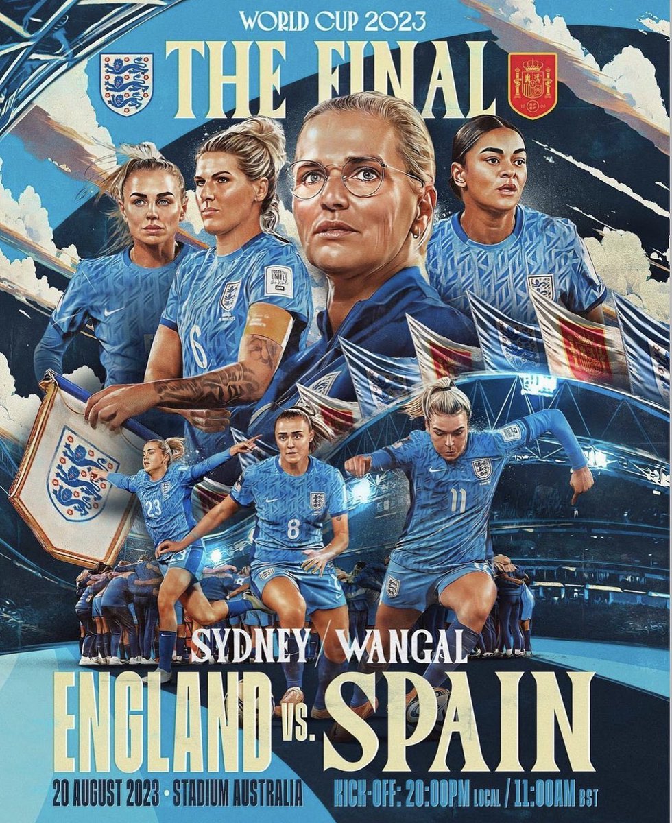 Lots of luck to the Lionesses today! 
#itscominghome