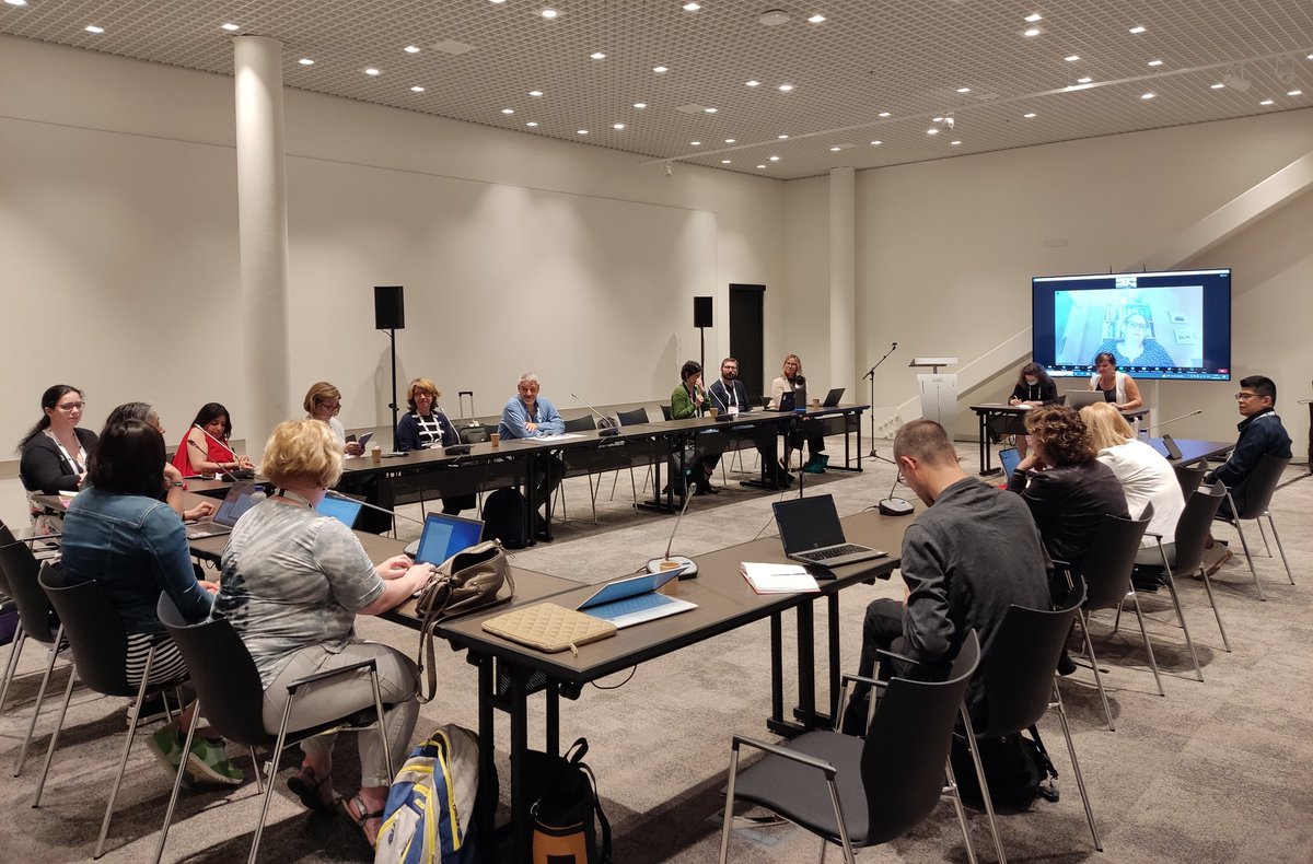 IFLASubj's tweet photo. We are having our Division H meeting at @iflawlic in Rotterdam! @IFLASubj @IFLACatSec @ifla_it @IFLA_KM Statistics and Evaluation Section, Bibliography Section, Big Data Special Interest Group https://t.co/iP2SetYBLE