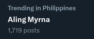 kailochooa's tweet photo. not at Aling Myrna still trending at the moment HAHAHHAHAH https://t.co/0qcCrALlAN
