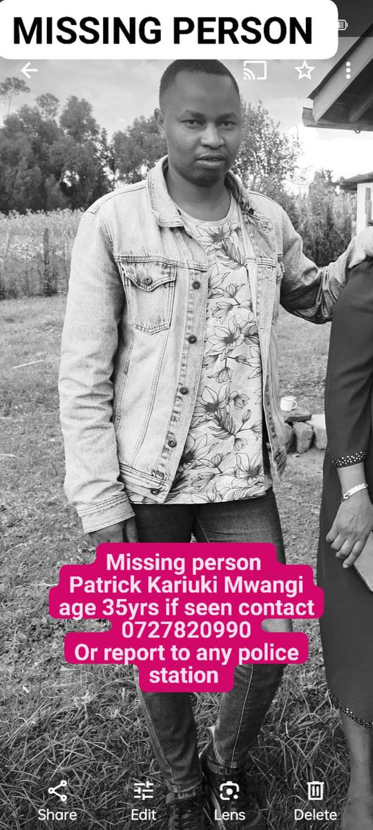 mimo_kinyua's tweet photo. Please help us find our brother. https://t.co/vw3FKHphdc