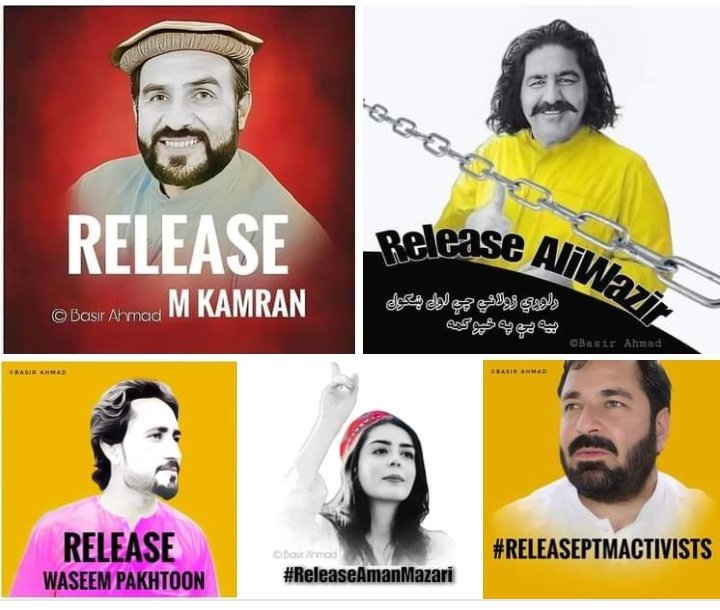 #arrested Fighting for basic rights was a crime in Pakistan, but now peaceful protest has also become a crime,  This cruel act of State institutions cannot stop us, our struggle will continue
  #PTMSymbolOfPeace #PTMZindabad #ReleasePTMActivists