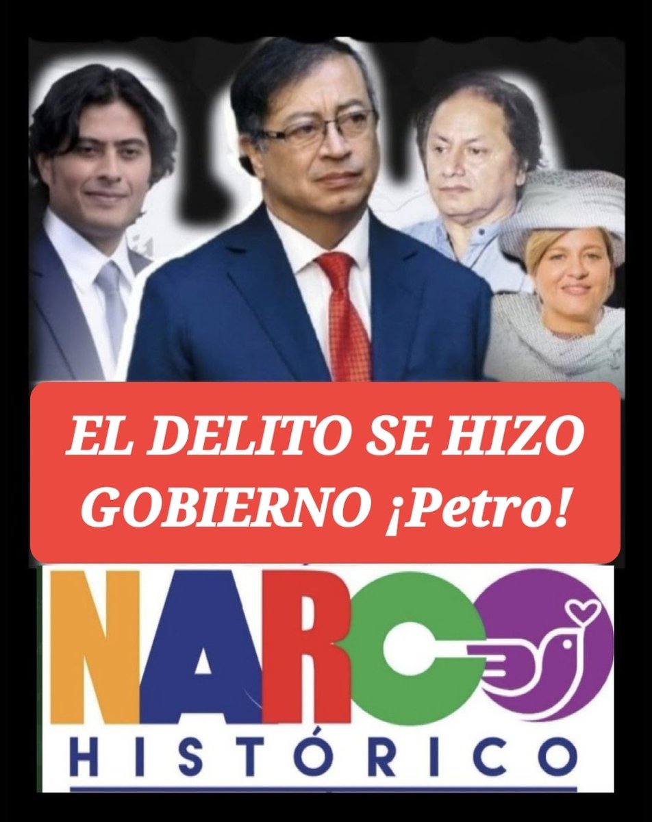 #NarcoPresidente El desgobierno del #Guerrillero @petrogustavo convirtió a Colombia en un #NarcoEstado 
#GobiernoDeMafiosos