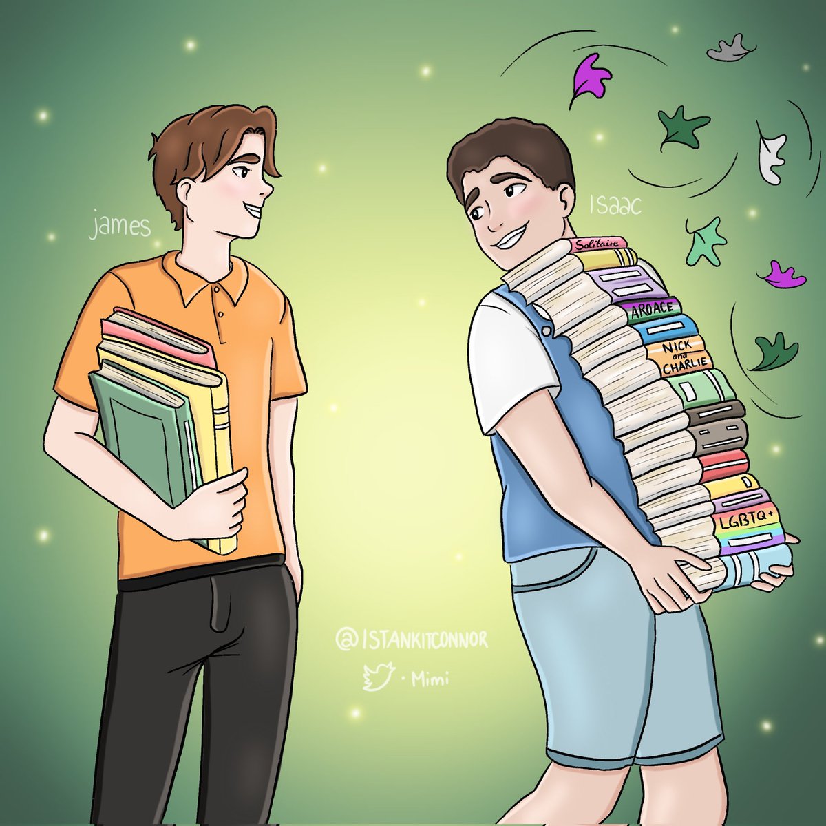 istankitconnor's tweet photo. i drew james and isaac because they deserve it https://t.co/8AQGIb3Xrn