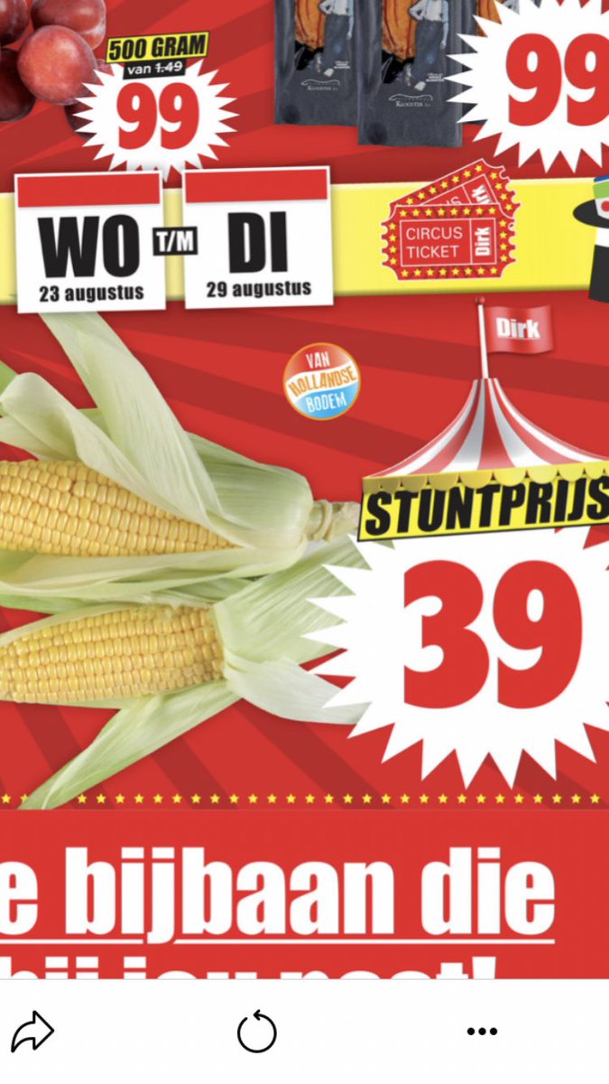 GielHermansjr's tweet image. Niet vergeten deze week naar @dirkvandenbroek te gaan voor onze superverse @suikermaisnl #stuntactie #stuntprijs