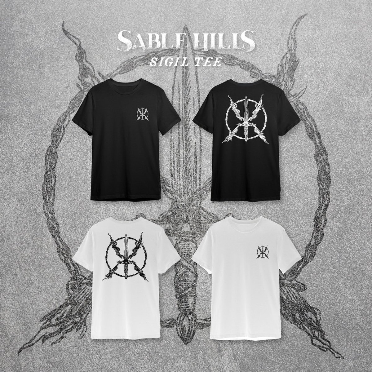 🔥NEW MERCH🔥 SABLE HILLS 新作マーチ 「SIGIL - TEE」 明後日8/22(火