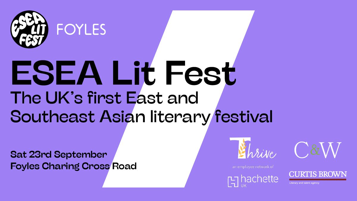 Day tickets SOLD OUT in record time for #ESEALitFest at @Foyles on 23rd September! 🎉🎉🎉 You can still buy tickets to individual events below bit.ly/3QFuyrQ #ESEAHM23