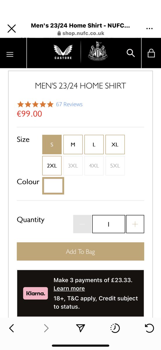 Andrea_Thor's tweet photo. @NUFC 
On the site is not possible buy a customized jersey, can u fix it ? https://t.co/A2fwWJ1MSA
