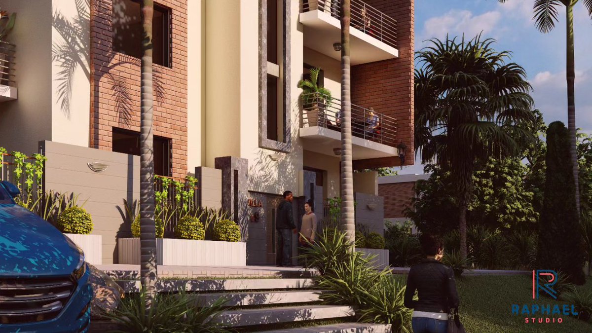 itsraphaeljr's tweet photo. My design of a G + two floors Family house in juba, south Sudan https://t.co/GZXAHa6qMz