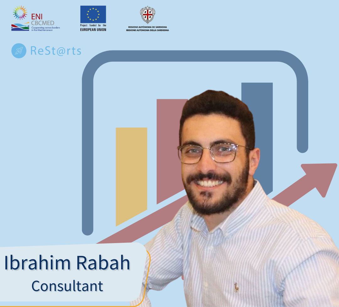 🎙️ Meet Ibrahim Rabah, our microfinance consultant! Join us tomorrow, 12:00 PM, to gain insights from his wealth of financial analysis experience. 
Register here 🔗 bit.ly/3OCf850 

#onemed #GOMED @ENICBCMed