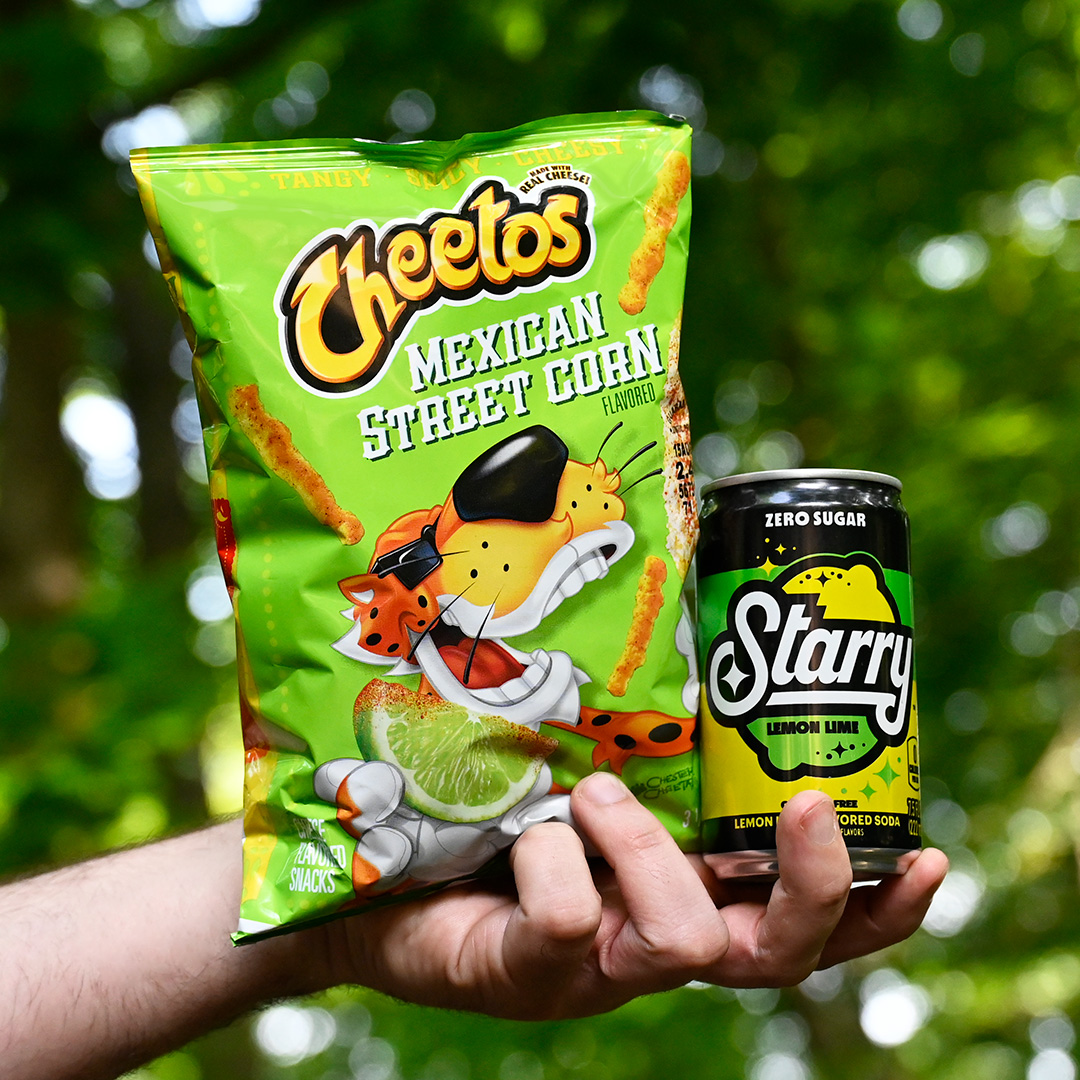 NevaSimba's tweet photo. Flavors that were made for summer: @ChesterCheetah Mexican Street Corn + @starrylemonlime Zero Sugar! https://t.co/bGNmlOzYRe https://t.co/6cTC53RtcV