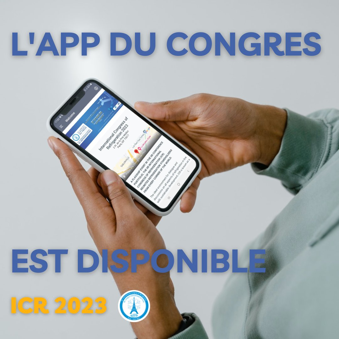 🇫🇷 L'application est disponible ! 

Téléchargez l'application ExOrdo > Cliquez sur "Trouver des Guides" > Cliquez sur "Vous avez une phrase secrète ?" et entrez icr2023

#lachainedufroid❄, #climatisation, #cryogénie et #pac