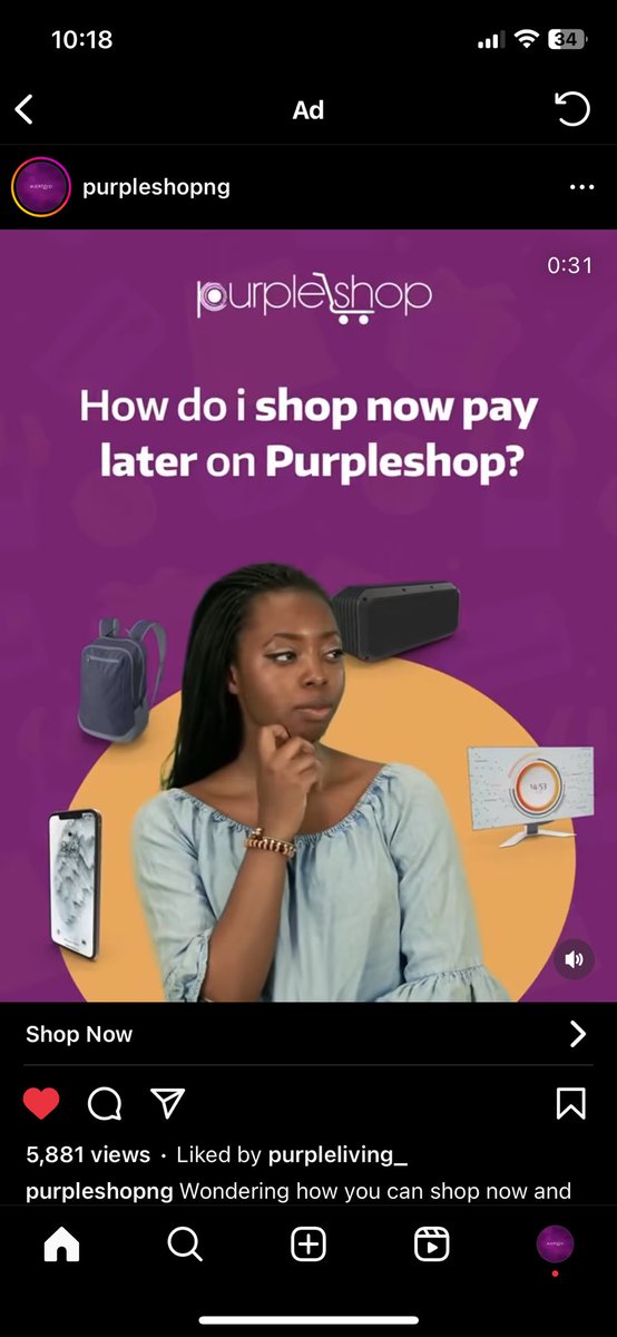 Shop now pay later on #Purpleshop following these easy steps !