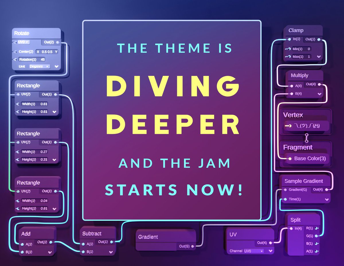 BrackeysTweet's tweet photo. The #BrackeysGameJam 2023.2 has just begun! Theme: 🔥 Diving Deeper 🕹️ JOIN NOW! https://t.co/vRUW8euBw6 https://t.co/ORWrIjPY9W