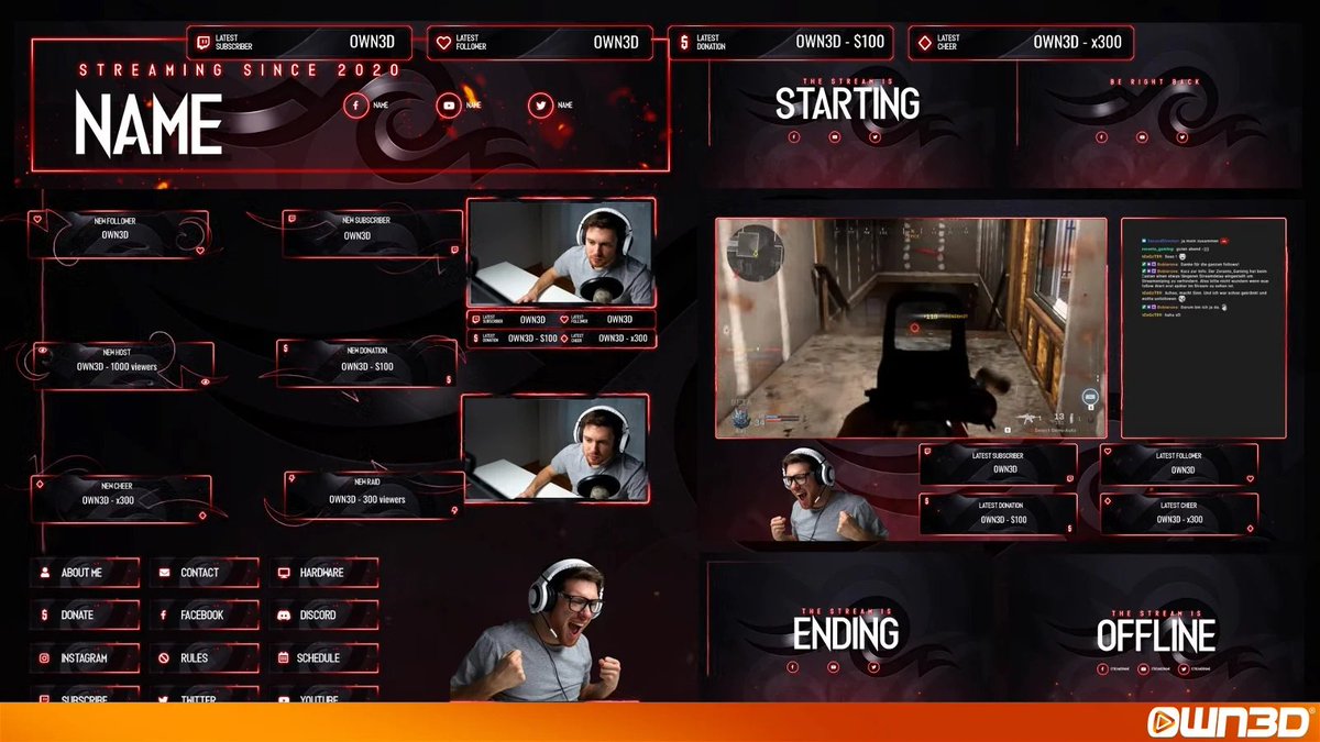 own3dtv's tweet photo. Take your streaming experience up with this Brave Stream Overlay Package

Stream Pack is available in 9 different language.

Available in our store ( https://t.co/dKA7R2XQKV  )      

 #twitchstreamer #twitchaffiliate #twitchtv #streamergirl #twitchoverlay https://t.co/cVHKgYk2uO