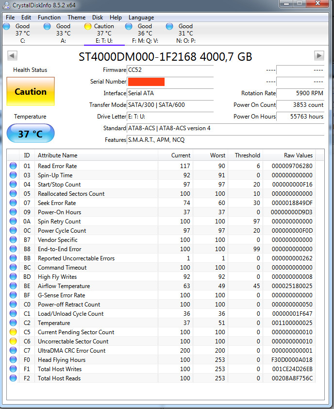 MichaelREMY2018's tweet image. as my almost 10y #ST4000DM000 1f2168 #seagate just had its first failure, i would like to know what about other people with the same HD. Was i the only one who still uses it before the failure?
Very interesting database you could build ! think it !
#diskfailure #crystalDiskInfo