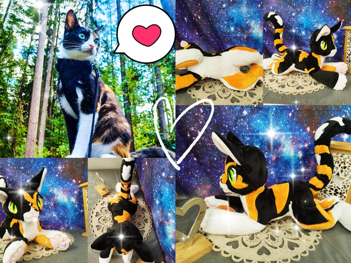 Immer an deiner Seite und immer in deinem Herzen. Eine Erinnerung an eine ganz besondere Katze. Tombola Gewinn für Paranoia , danke für dein Vertrauen. Pattern from <a href="/CholyKnight/">Sew Desu Ne?</a>
