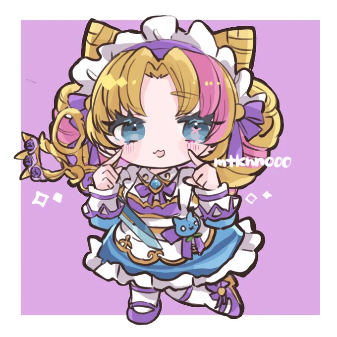 アクリルスタンド3カフェキューティーグウェン#ろるふぇす #ArtofLegends #Gwen 