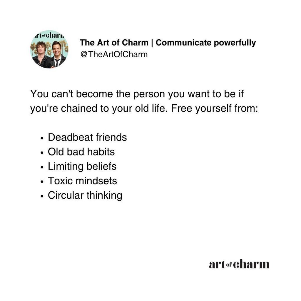Free yourself from THIS. ⬇️