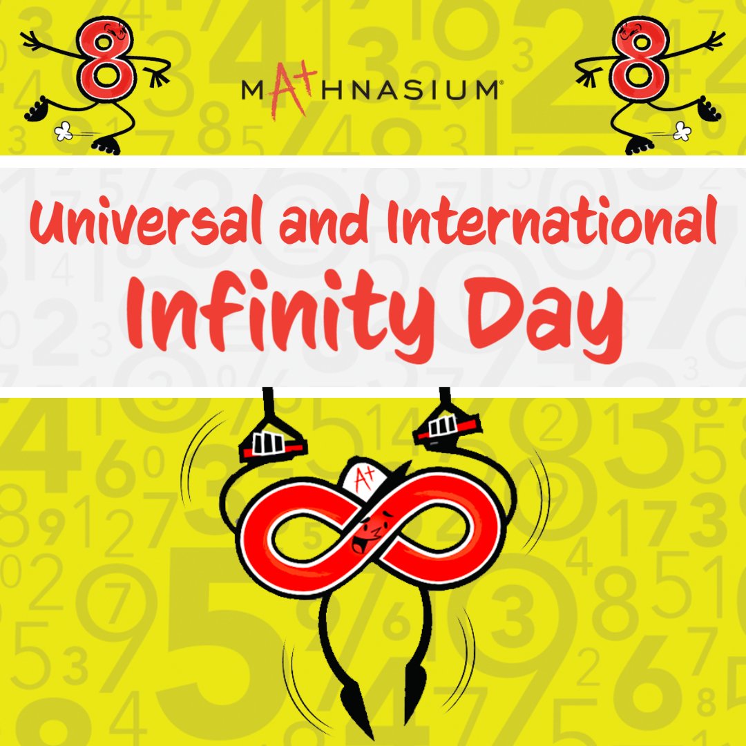 It's the 8th day of the 8th month, which means it’s Universal & International #InfinityDay! So take some time today to celebrate the idea of real numbers being endless. Take a look at our blog article on the topic! 🤯♾️ #MathHoliday #Infinity #CLTM

🌐 bit.ly/WhatIsInfinity…