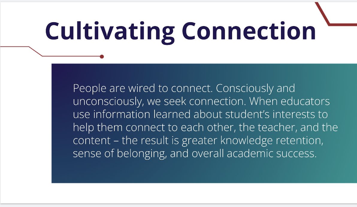 Gperalta's tweet photo. The importance of connections, we seek to connect with others and this is at the root of what a school is, a second home in which our students, teachers and families seek connections @PrestonHollowES #oneworldmanystories https://t.co/y3kyZREAGo