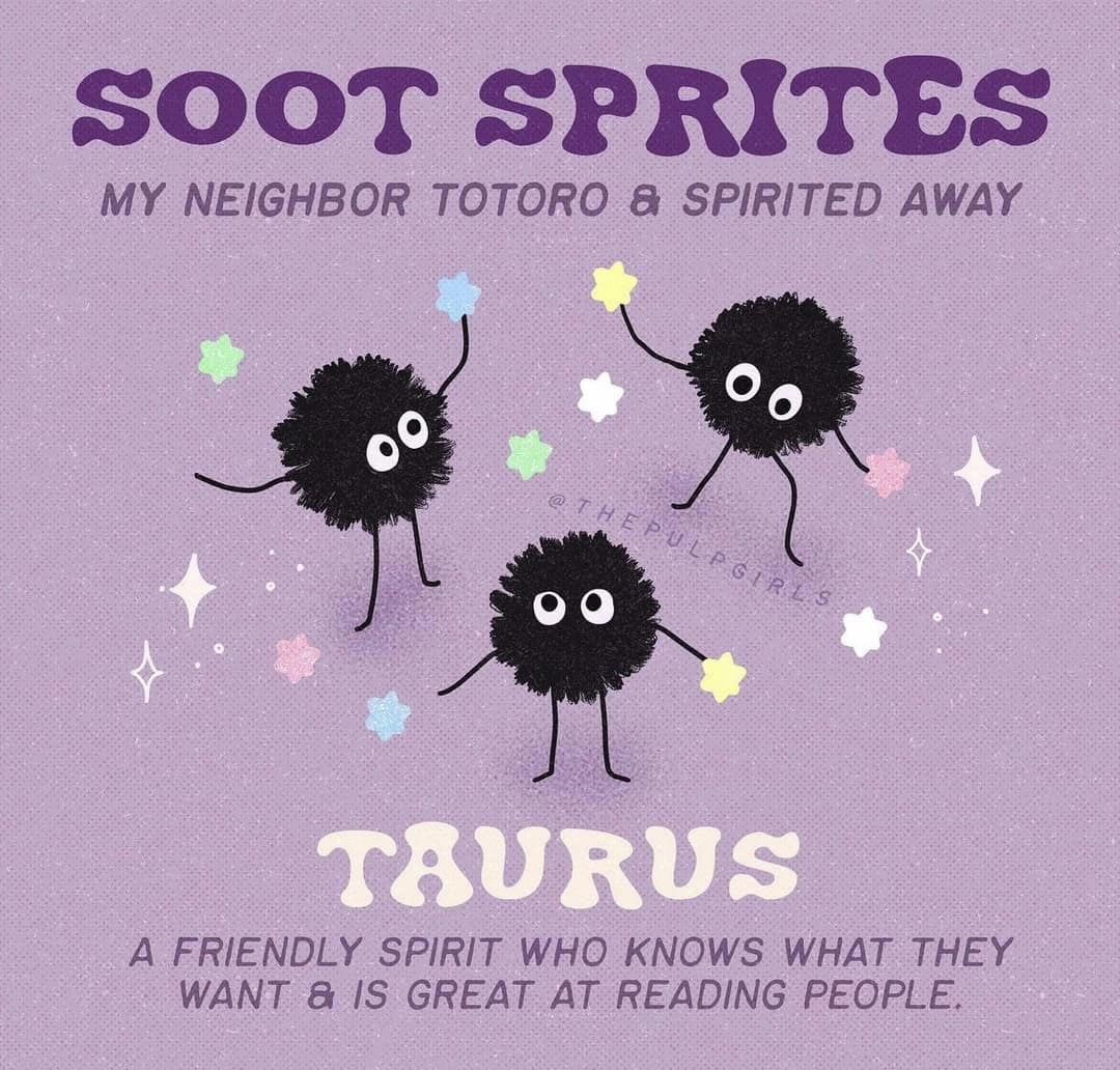 anime_'s tweet image. Thread Zodiac signs as Ghibli characters ❤️