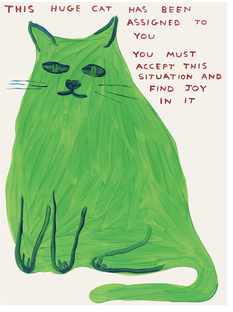 Huge cat incoming @davidshrigley #InternationalCatDay