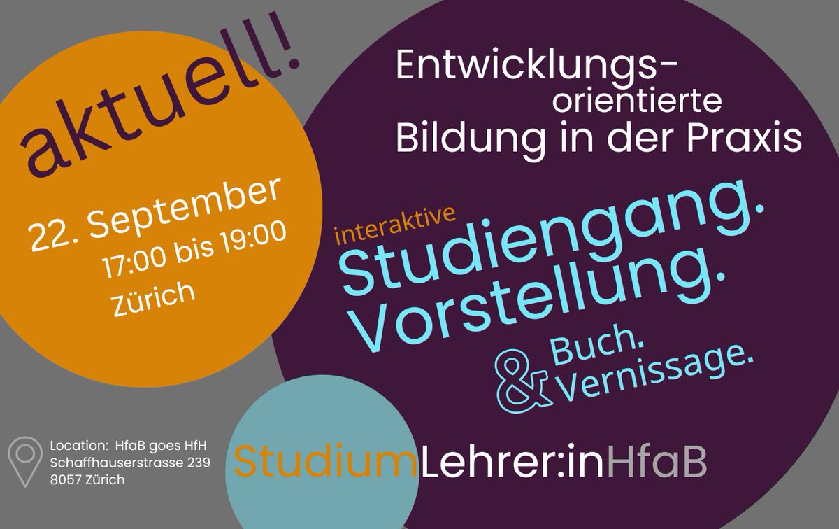 hfab_hochschule's tweet image. Die HfaB lässt die 🐈‍⬛ aus dem 🛍️.
Wie man Lehrer:innen auch ausbilden kann. #Prototyp.
SAVE. THE. DATE.

#bildung #entwicklung #twlz #buch #beltz