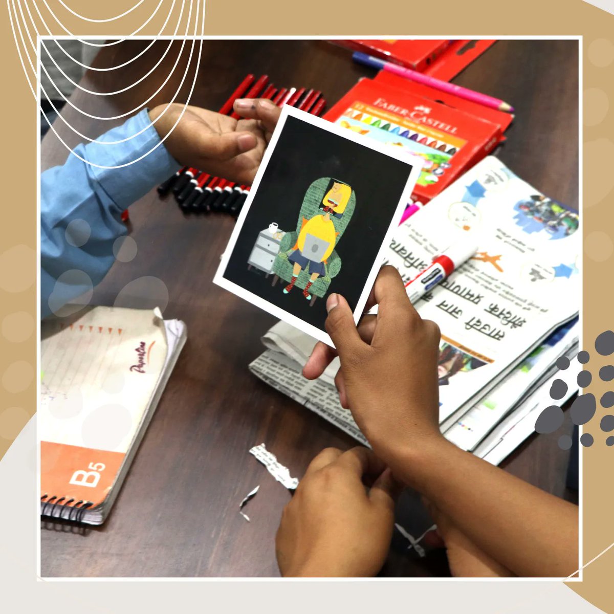 vow_media's tweet image. A fantastic opportunity to nurture artistic skills and use the power of art to express thoughts and emotions. 🌟🎭 

#technohub #vowmediainitiatives
#DigitalArtMagic #ExpressYourself #ArtWorkshopFun #youngleaders