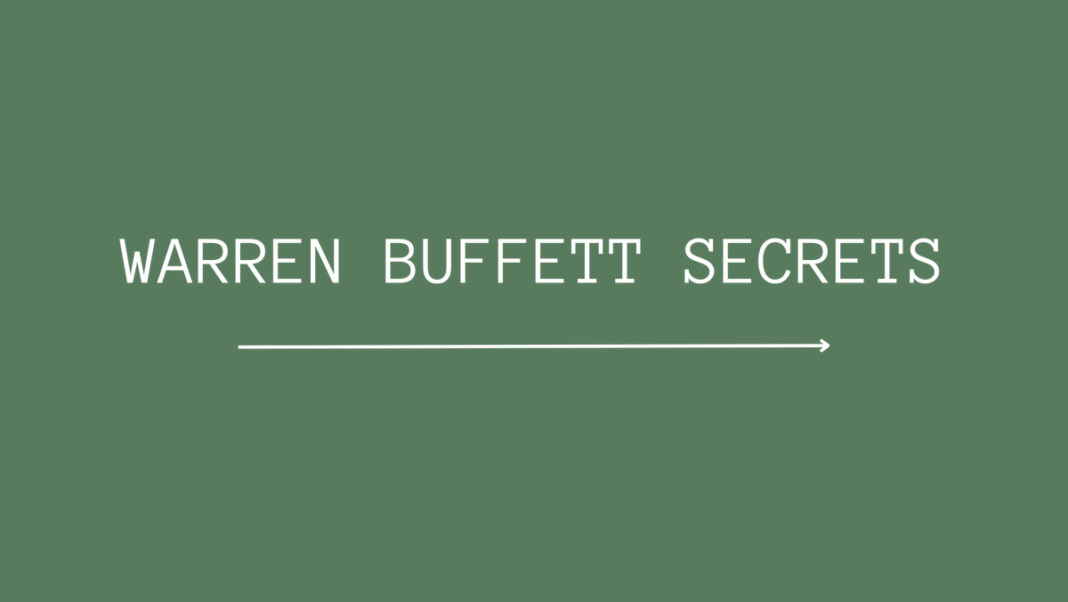 The richest man in the world!

Warren Buffett aka Coca-Cola rescuer

he holds

7 Intriguing Investing Principles

Ready?🧵