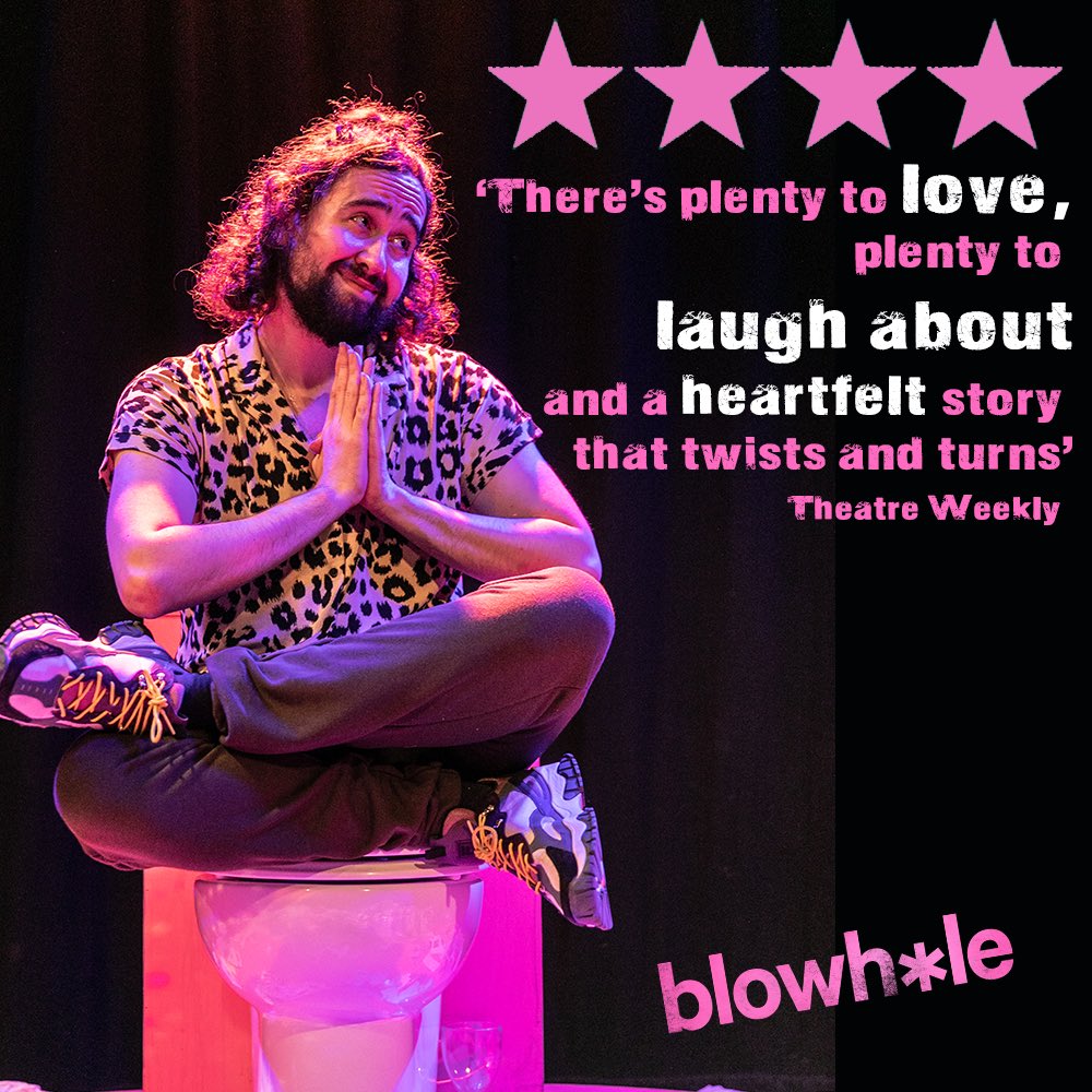 First review of the Fringe and it’s a 4 STAR from @theatre_weekly ! ‘Plenty of love, plenty of laughs and a heartfelt story that twists and turns’ ‘Salmon’s performance delivers both in heart and smiles throughout’ Our next show is in FIFTEEN MINUTES so grab a ticket quick! 🎫