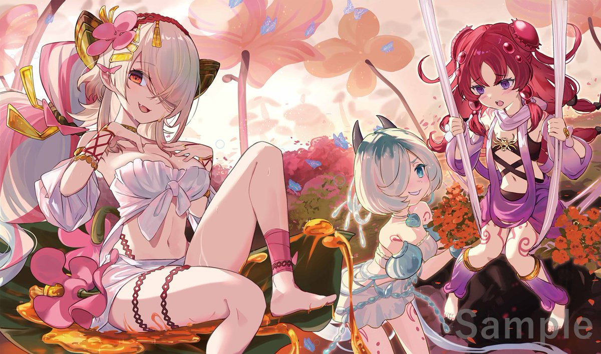 【フォロー&リツイートキャンペーン】
白詰草のアカウントをフォローして頂き、合わせてこのツイートをリツイートして頂いた方の中から1名様に、C102にて頒布予定のHSIN様(@hsinhsincookie)のスリーブとプレイマットをプレゼント致します!締め切りは8月14日までです! 