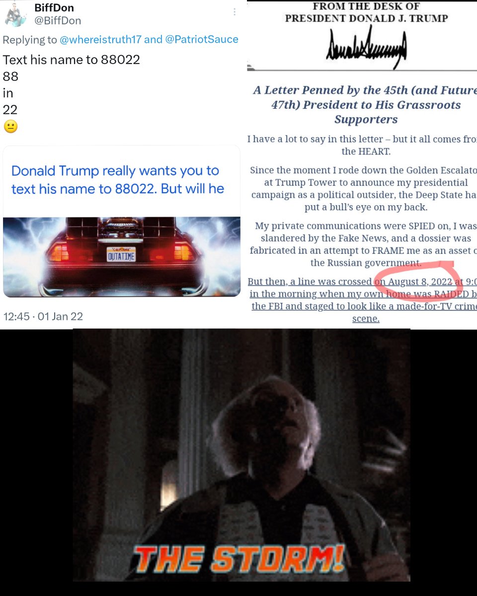 QuantumAlteredX's tweet image. The "Storm" started on 8/8/22.
I think so.
Trump seems to say so. 
And it kinda did so...