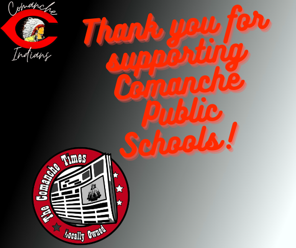 CPSIndians's tweet photo. 📢📢 BUSINESS SHOUT OUT! 📢📢

Thank you Comanche Times for always covering all the things that go on with Comanche Public Schools! We appreciate your coverage!

#cps #WeAreOne #ComancheIndians #comancheok

@comanche_times https://t.co/SETmhcL8sf