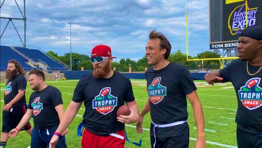 TrophySmack (@trophysmack) on Twitter photo We’ve seen several posts from <a href="/DezBryant/">Dez Bryant</a> asking the fantasy football community if they’re ready for him and <a href="/personalcorner/">Personal Corner</a> at the flag football tournament <a href="/theffexpo/">The Fantasy Football Expo</a>.
The real question is…
Is Dez Bryant and PersonalCorner ready for Team TrophySmack?!
#DadBodNation 🏆 We’ve seen several posts from <a href="/DezBryant/">Dez Bryant</a> asking the fantasy football community if they’re ready for him and <a href="/personalcorner/">Personal Corner</a> at the flag football tournament <a href="/theffexpo/">The Fantasy Football Expo</a>.
The real question is…
Is Dez Bryant and PersonalCorner ready for Team TrophySmack?!
#DadBodNation 🏆