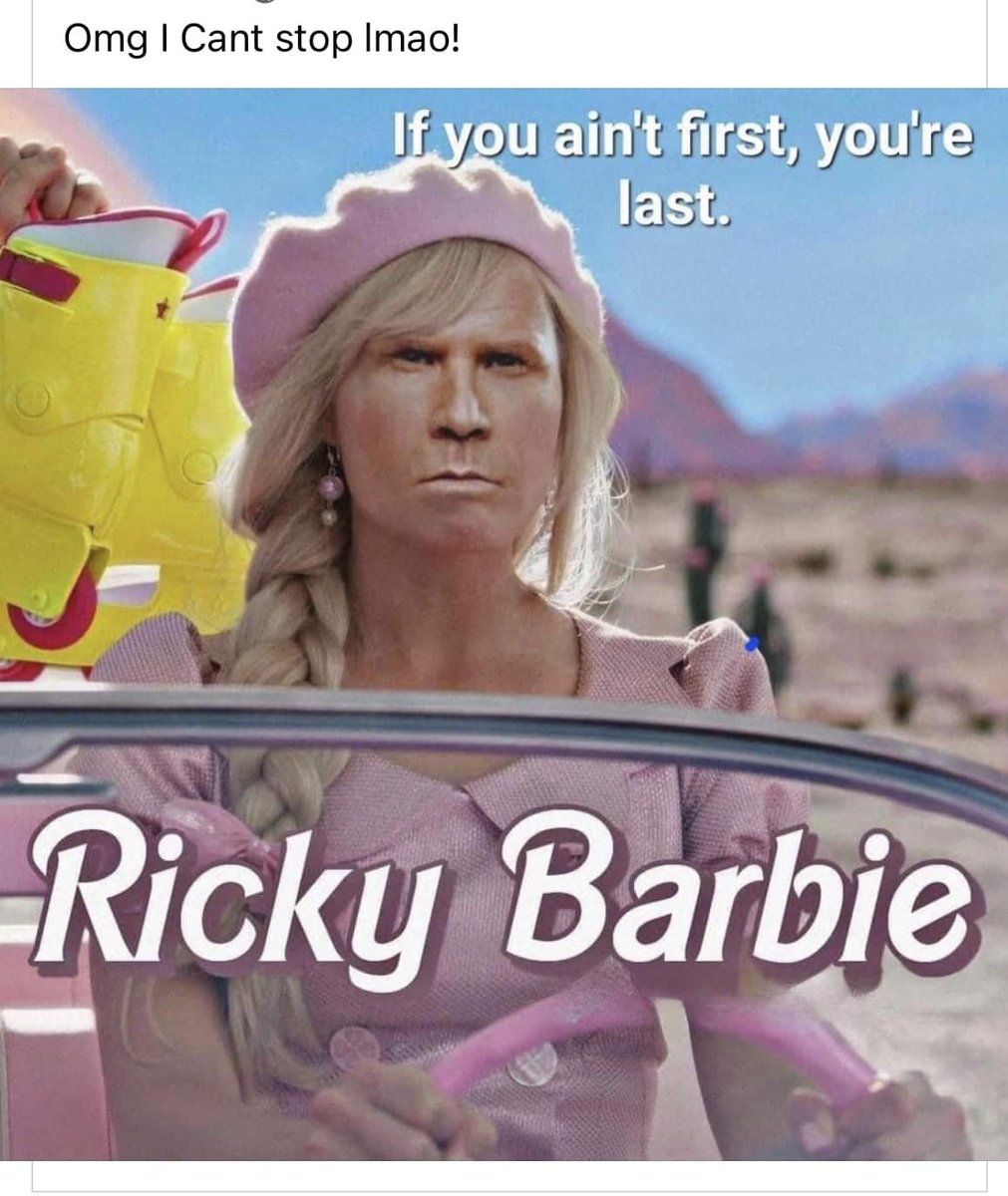 BrandiNChurch's tweet photo. No clue who did this, but hats off to you. #RickyBarbie #ShakeNBake https://t.co/MofuqZs3iR