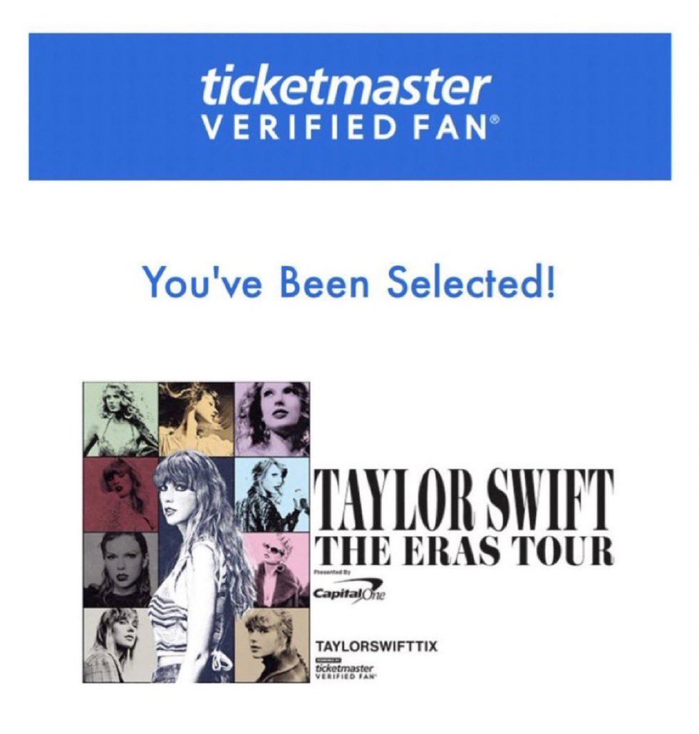 TS13ontour's tweet photo. 📰 “You’ve been selected/waitlisted” emails will go out throughout the day, and presale codes will start going out at 7PM EST. Most likely, they’ll be in two separate emails. https://t.co/fKM7AZaNCF