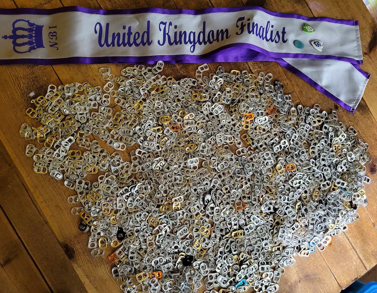 Many, many thanks to one of our young supporters Hermonie-Mae, she been very busy collecting all these drinks can ringpulls for us.

Our mothers will be able to make some fabulous Purple Products with them.

Thank you so much Hermonie-Mae 💜

#recycle #ringpulls