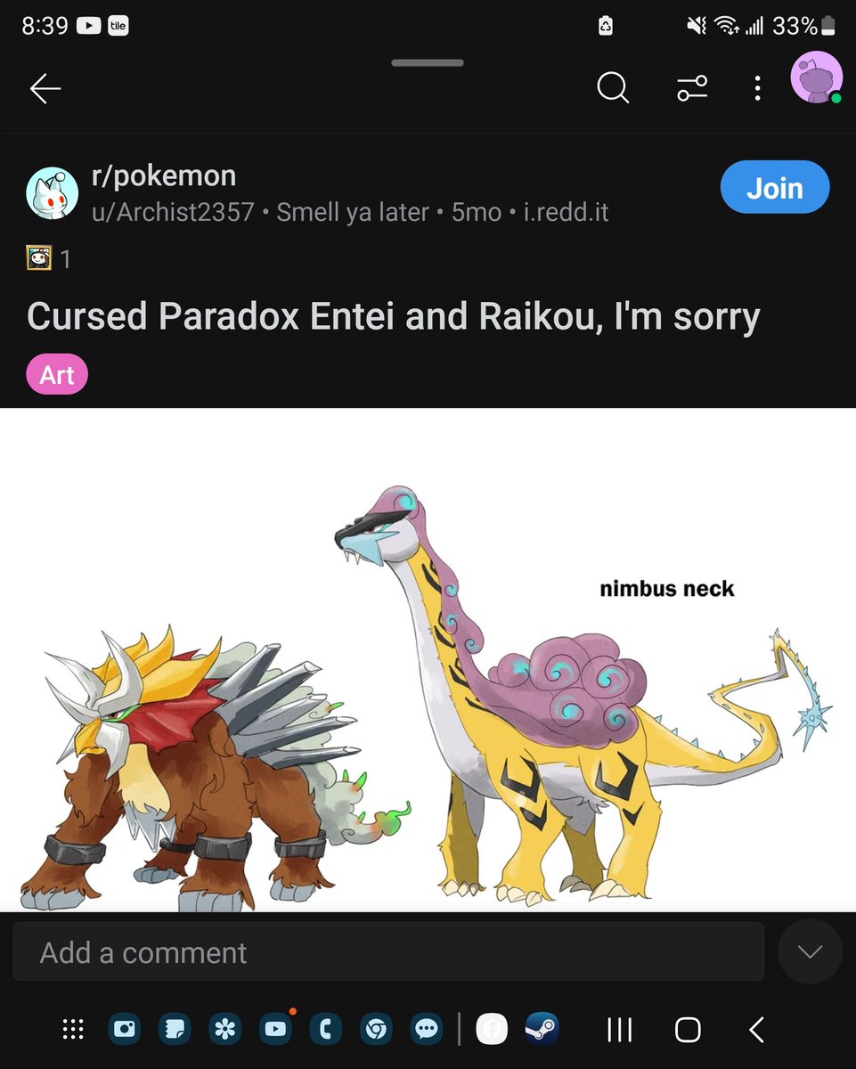 Cursed Paradox Entei and Raikou, I'm sorry : r/pokemon