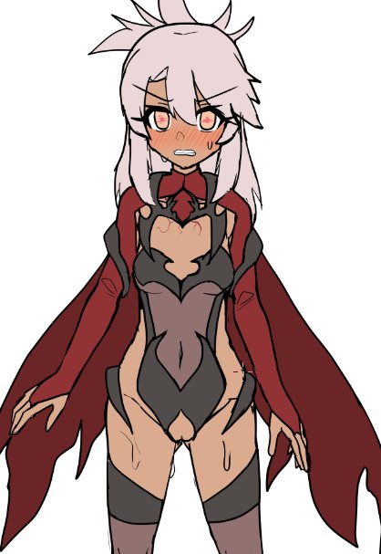 クロは元が露出度高めだから堕ち衣装考えるの難しい… 