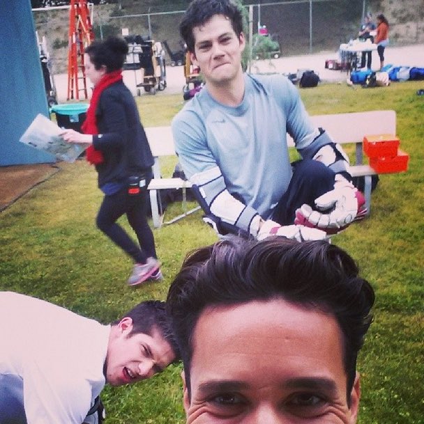 Dylan O’Brien bts of Teen Wolf
