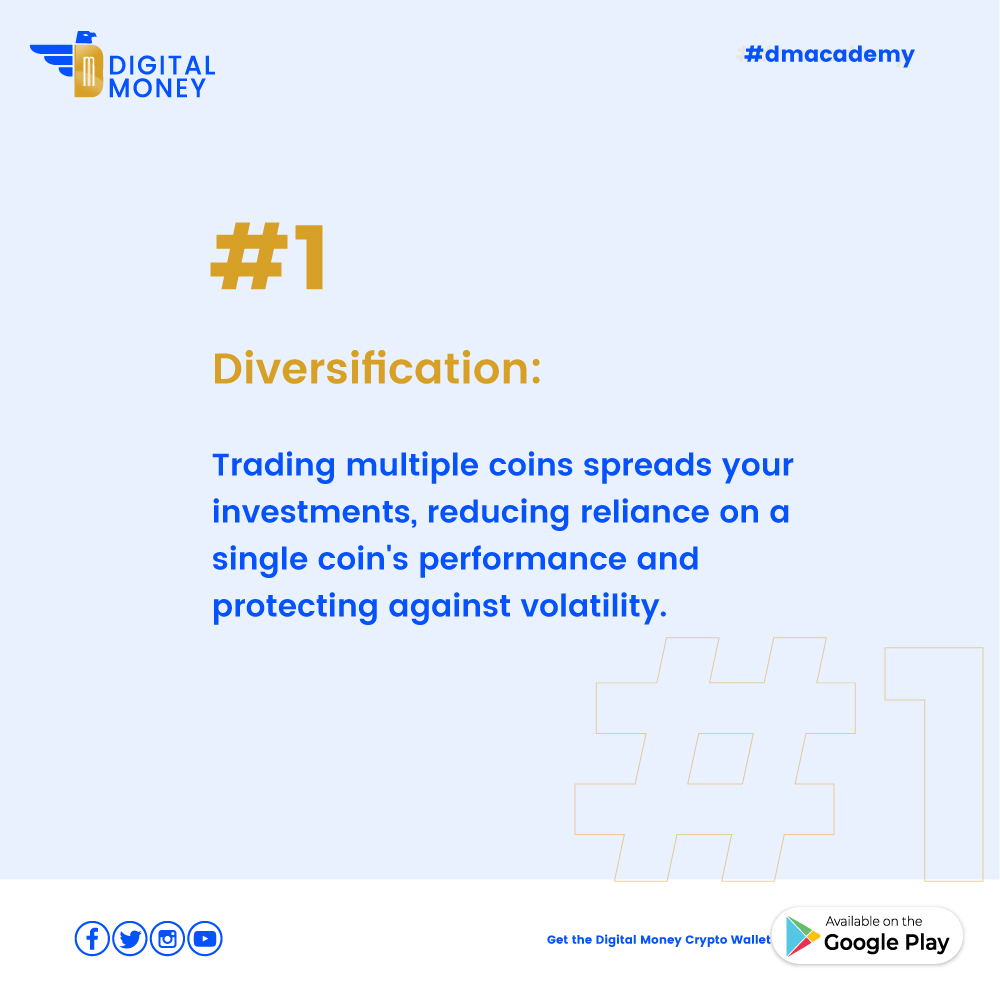 Dmacademy_23's tweet photo. Here are some tips to navigate the ever-changing landscape of #cryptocurrency trading: 
🪙Stay informed
🪙Diversify your holdings, and always keep a long-term perspective in mind. https://t.co/YS96oA8Jj0