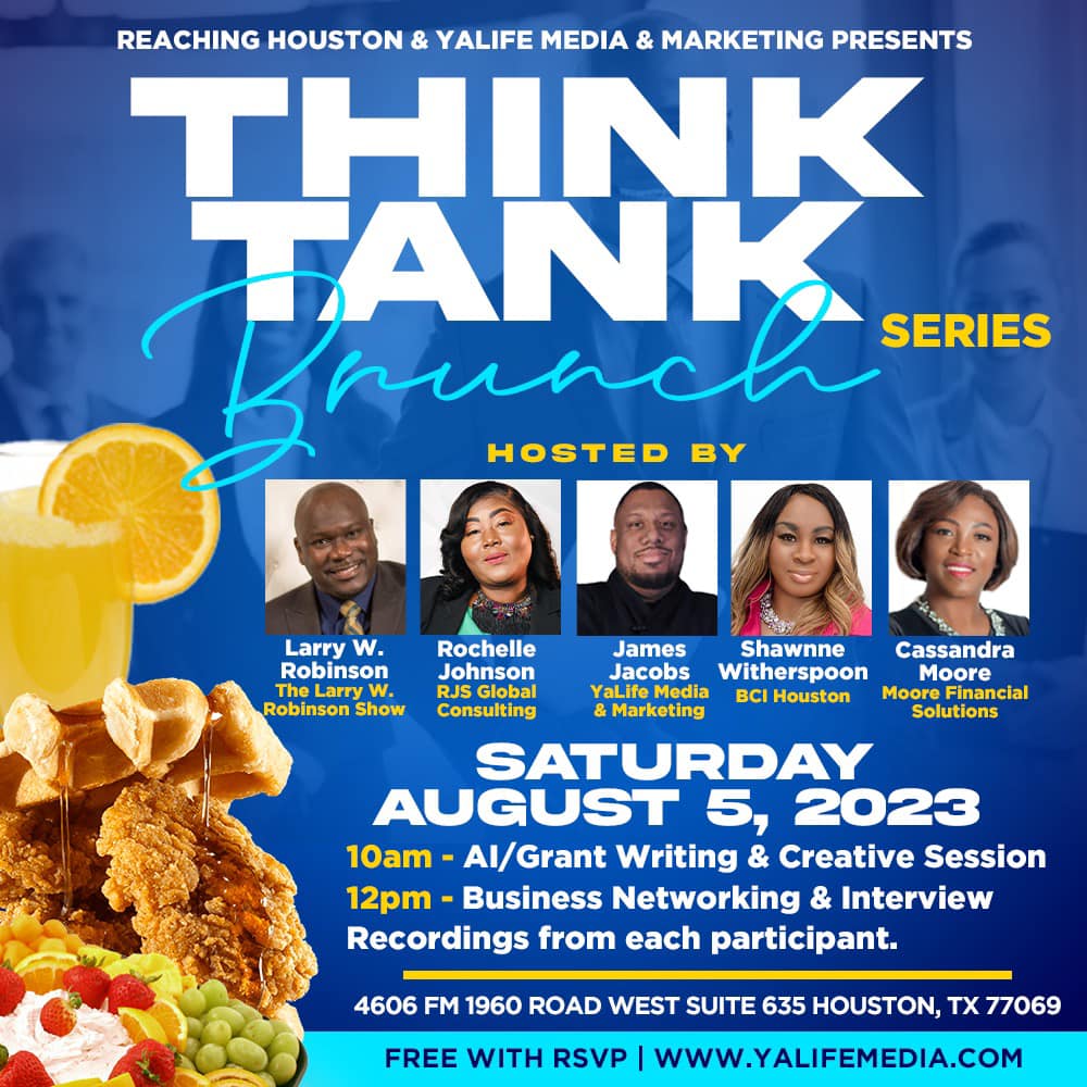 diel_pi's tweet photo. Fostering Growth and Synergy: YaLifeMedia + Marketing's Think Tank Brunch

YaLifeMarketing + Marketing hosted a transformative event on Saturday, August 5th, bringing together small business owners and entrepreneurs for the Think Tank Brunch. 

@DPIUSALLC https://t.co/9YU0Sr50Zw