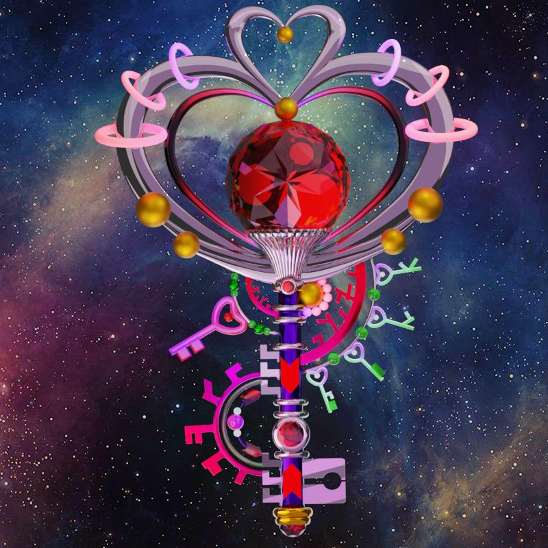 Strangers_Keys's tweet photo. Good morning travelers! ✨
This is sailor Plut key! 
Maybe you will ask why this key have more keys? Well she is the guardian of the keys. 

#NFTcollection https://t.co/2Vk79uvsZA