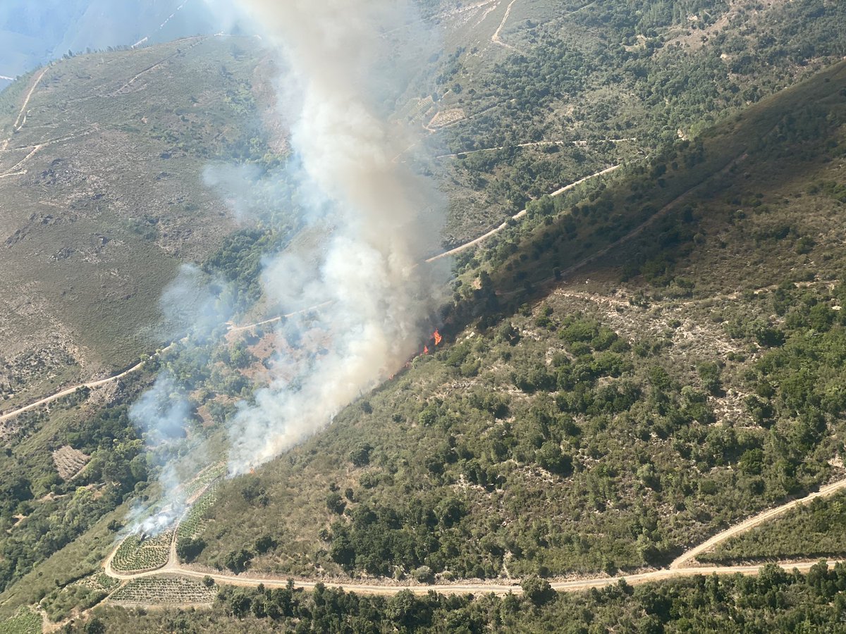 BMarroxo's tweet photo. Sobrevoando incendio en Quiroga https://t.co/VEfYCzsdUy