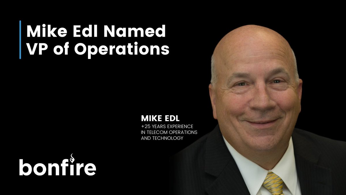 BonfireFiber's tweet photo. “We're excited to have Mike join the Bonfire team. His proven experience &amp; expertise will be critical as we continue on our journey to close the #digitaldivide” – Brian Hollister, CEO of @ourbonfirespark

Read the full release https://t.co/rEh8DYdAEr

#BonfireFiber #Bonfire https://t.co/h7tPVgaxgh
