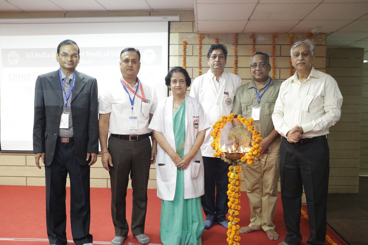 The Division of Pain Medicine, Dept of Anaesthesiology, AIIMS Rishikesh organised a two day international conference on Spine Endoscopy and Advance Pain Interventions (SEAP 2023).The occasion was graced by the Executive Director, Prof. Meenu Singh.
<a href="/MoHFW_INDIA/">Ministry of Health</a> <a href="/meenusingh4/">meenu singh</a>