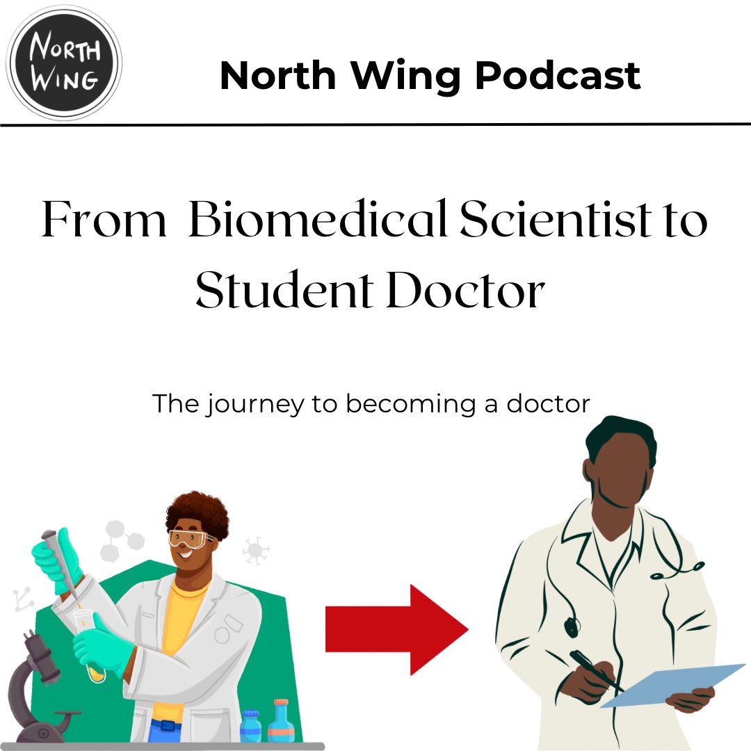 Northwingmag's tweet photo. North Wing has done it again! Listen now to find out the challenges involved in the journey to becoming a doctor: https://t.co/hG4usBmqc8 
#northwingpodcast #medicine #biomedicalscience #spotify #new https://t.co/egJdRiotPu