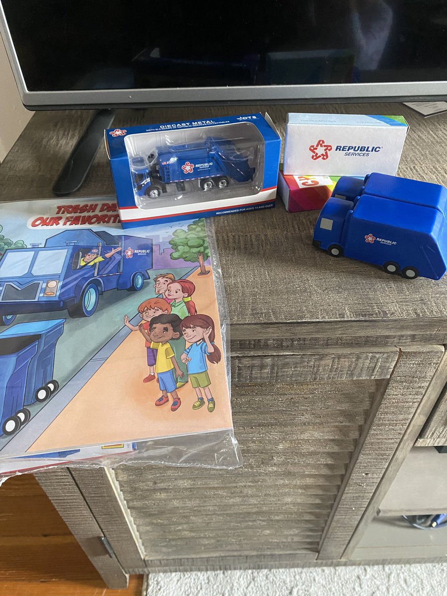 My two year old daughter Hattie has become obsessed with seeing the garbage man come through each week. Jamie the man assigned to our route came by the door this morning. <a href="/RepublicService/">Republic Services</a> this man continues to be a great representative of your company. Thank you!